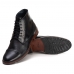 Bota Tombstone Assis em Couro Legitimo New Star Preto com Sola de Couro com Borracha ref 018014