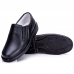 Sapato Total Comfort Anti Stress Tombstone Couro Carneiro Preto ref 310 Palmilha Gel