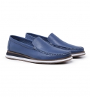 Mocassim Tombstone em Couro Floater Blue Ref 5001